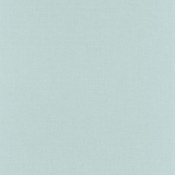 Papier peint Linen uni turquoise et gris - LINEN - Caselio - INN68526899