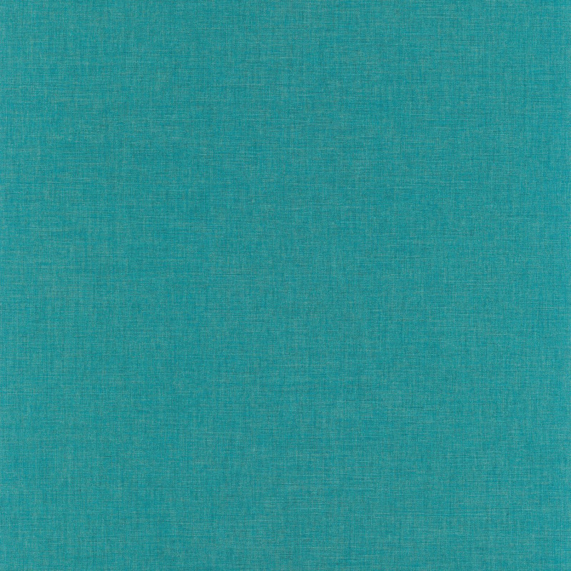 Papier peint Linen Uni bleu turquoise foncé - LINEN - Caselio - INN68526777
