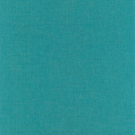 Papier peint Linen Uni bleu turquoise foncé - LINEN - Caselio - INN68526777