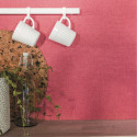 Papier peint Linen Uni rose framboise - SWING - Caselio - SNG68524340