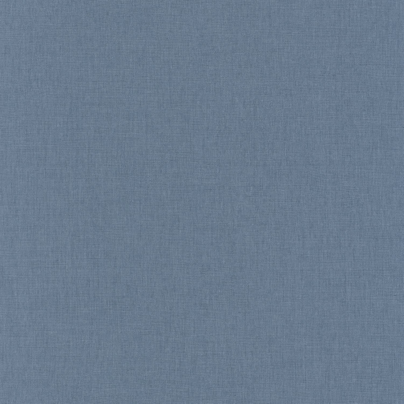Papier peint Uni bleu foncé - LINEN - Caselio - INN68526460