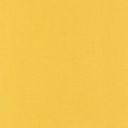 Papier peint Linen uni jaune foncé - SWING - Caselio - SNG68522015