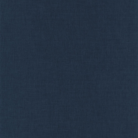 Papier peint Linen uni bleu marine - SUNNY DAY - Caselio - SNY68526640
