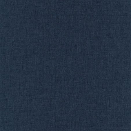 Papier peint Linen uni bleu marine - SUNNY DAY - Caselio - SNY68526640