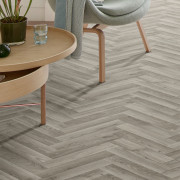 Sol PVC - Oak Chevron 607M chêne gris - Dynasty Optima BEAUFLOR - rouleau 4M