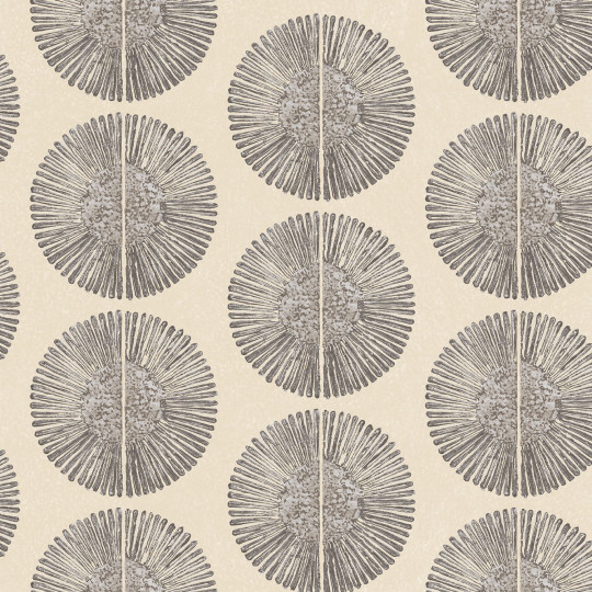 Papier peint Soleil beige et gris - BAMAKO - Lutèce - G78329