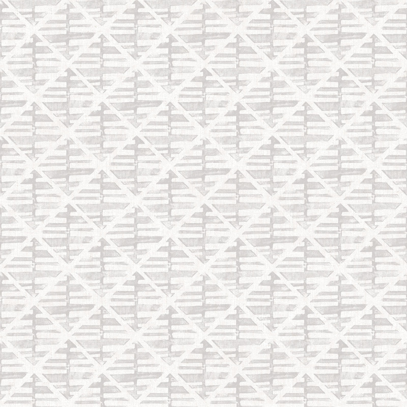 Papier peint Quadrillage gris clair - BAMAKO - Lutèce - G78291
