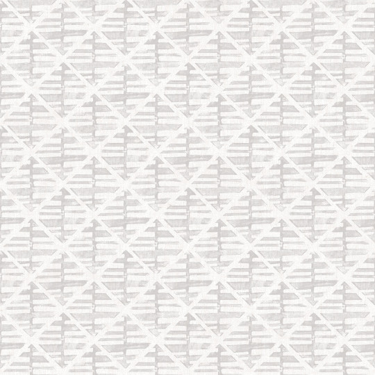 Papier peint Quadrillage gris clair - BAMAKO - Lutèce - G78291