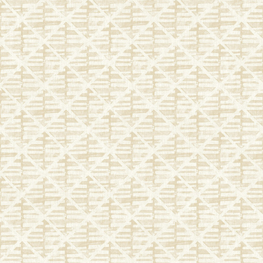 Papier peint Quadrillage beige - BAMAKO - Lutèce - G78289