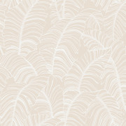 Papier peint Feuille XXL taupe - BAMAKO - Lutèce - G78300