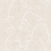 Papier peint Feuille XXL taupe - BAMAKO - Lutèce - G78300