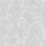 Papier peint Feuille XXL gris clair - BAMAKO - Lutèce - G78298