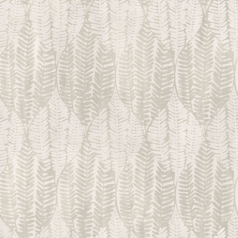 Papier peint Feuille Wasabi taupe - BAMAKO - Lutèce - G78340