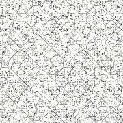 Papier peint Carreau Ciment noir et blanc - BAMAKO - Lutèce - G78334