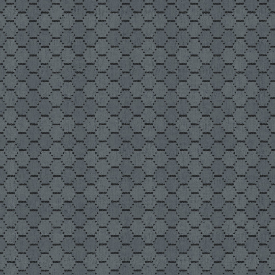 Papier peint Alvéole bleu et noir - BAMAKO - Lutèce - G78294