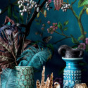 Papier peint Oiseau Paradis bleu pétrole - BLOOM - Lutèce - BLO443