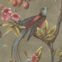 Papier peint Oiseau Paradis beige verdi - BLOOM - Lutèce - BLO445