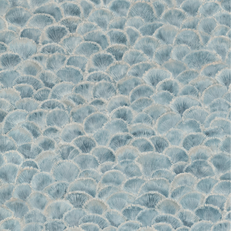 Papier peint Motif Fantaisie bleu - BLOOM - Lutèce - BLO454