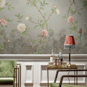 Papier peint Décor Mural Rosier taupe 4 Lés Impression Numérique - BLOOM - Lutèce - BLO459DI