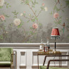 Papier peint Décor Mural Rosier taupe 4 Lés Impression Numérique - BLOOM - Lutèce - BLO459DI