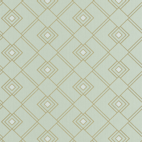 Papier peint Gatsby vert amande or - SCARLETT - Caselio - SRL100477086