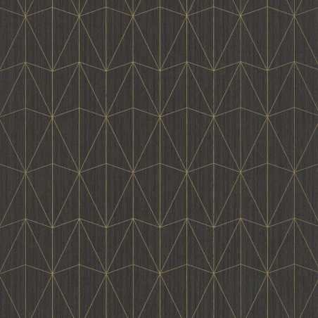 Papier peint Chrysler anthracite or - SCARLETT - Caselio - SRL100449134