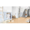 Sol PVC - Parquet Chevron Classic Cotton - Iconik Confort 300 TARKETT - rouleau 4M