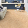 Sol PVC - Parquet Chevron Classic Cotton - Iconik Confort 300 TARKETT - rouleau 4M