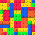 Sol PVC - Blocks T87 briques multicolores - Atento IVC - rouleau 2M