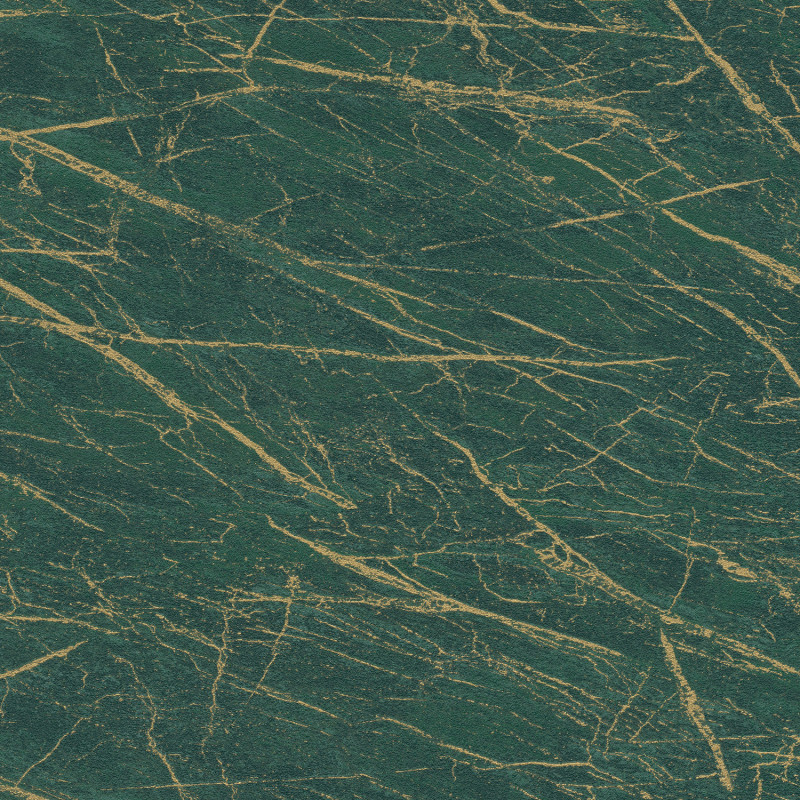Papier peint Marbre vert doré - FACTORY IV - Rasch - 428940