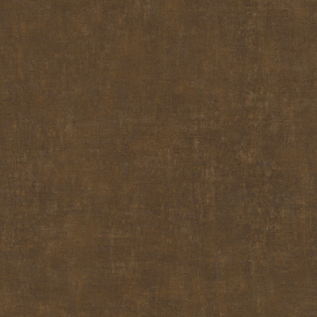 Papier peint Métallica marron foncé vinyl sur intissé - FACTORY IV - Rasch - 429329