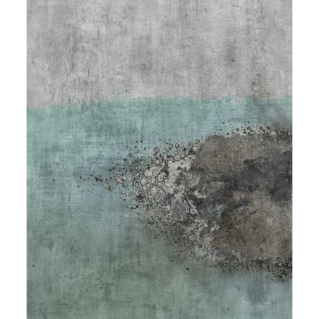 Panoramique Béton Vieilli gris et bleu clair - FACTORY IV - Rasch - 429732