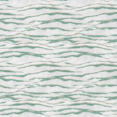 Papier peint Emma vert émeraude - IDYLLE  - Casadeco - IDYL83837505