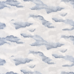 Papier peint Nubia bleu - IDYLLE  - Casadeco - IDYL83876527