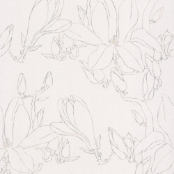 Papier peint Magnolia beige - IDYLLE  - Casadeco - IDYL83821210