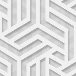 Papier peint Labyrinthe blanc et argent - ONYX - Ugepa - M350-00