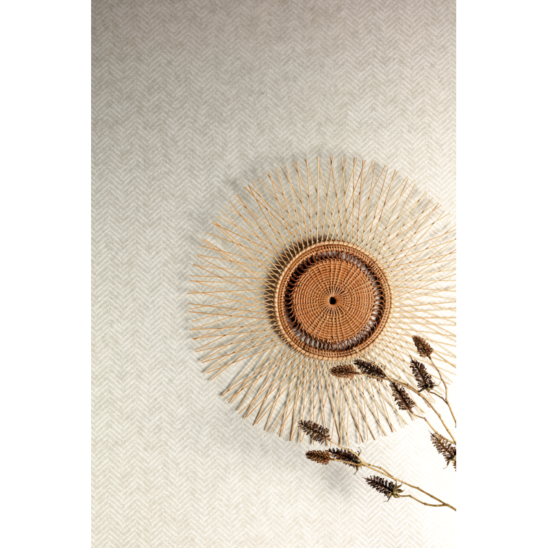 Papier peint Kefir Linen - BAHIA - Zoom by Masureel - HIA401