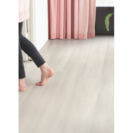 Sol Stratifié "Chêne Blanc Premium SIG4757" - Signature QUICK STEP