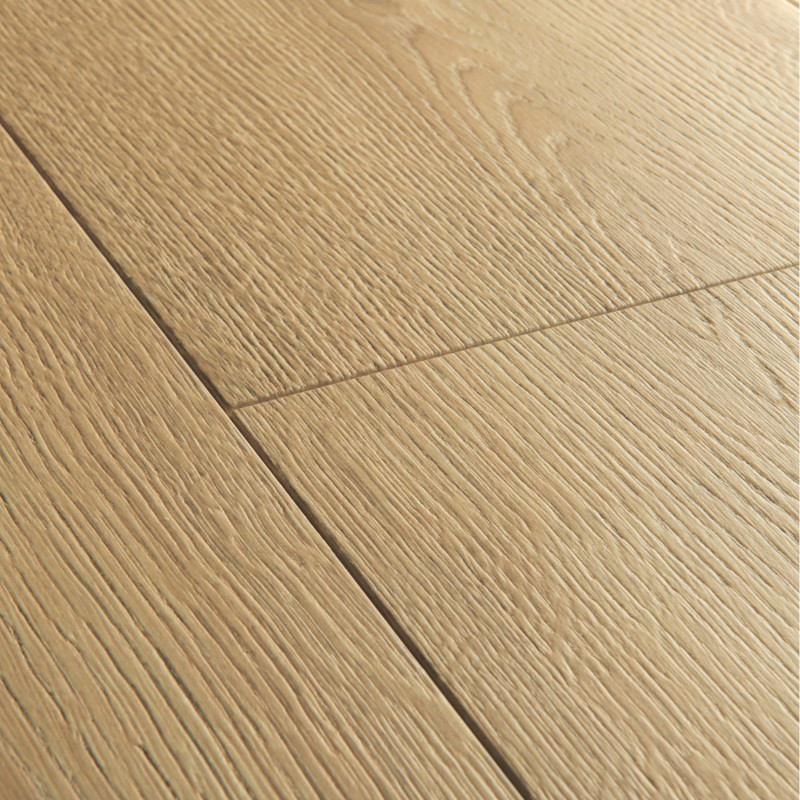 Sol Stratifié  "Chêne Nature Brossé Chaud SIG4762" - Signature QUICK STEP