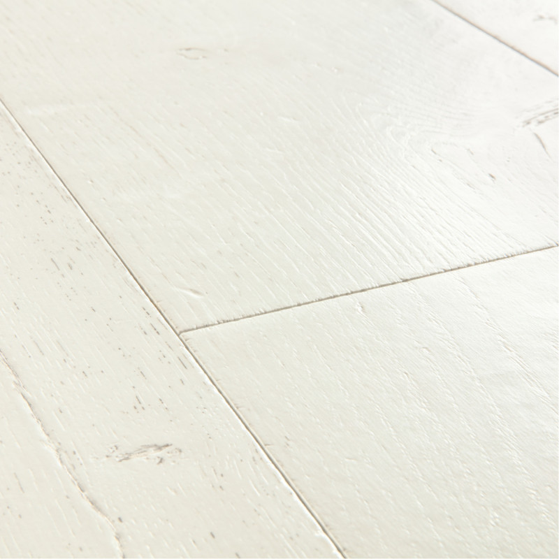 Sol Stratifié  "Chêne Peint Blanc SIG4753" - Signature QUICK STEP