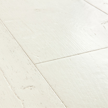 Sol Stratifié  "Chêne Peint Blanc SIG4753" - Signature QUICK STEP