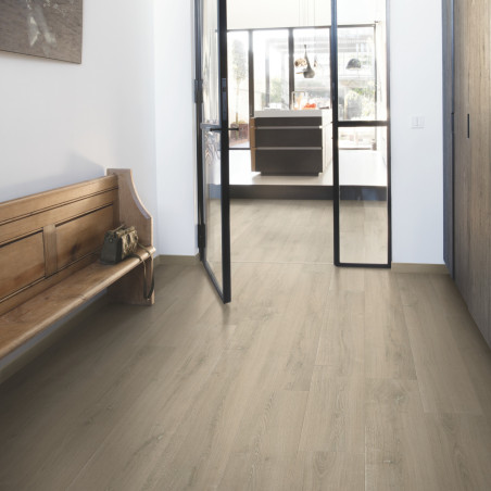 Sol Stratifié  "Chêne Beige Brossé SIG4764" - Signature QUICK STEP