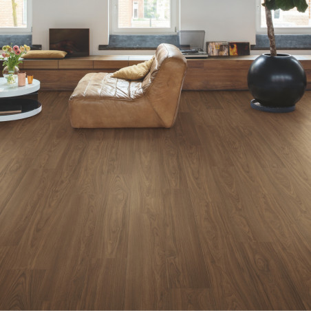 Sol Stratifié  "Noyer Chic SIG4761" - Signature QUICK STEP