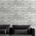 Papier peint trompe l’œil Briques blanches - Ugepa - M344-39