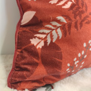 Coussin Nuit Terracotta floral - 50x50cm - Amadeus