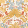 Papier peint intissé JUNGLE GRAPHIQUE jaune terracotta - Rasch 465747