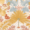 Papier peint intissé JUNGLE GRAPHIQUE jaune terracotta - Rasch 465747