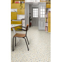 Sol PVC - Marmette 583 terrazzo bleu et jaune - Nova Stone IVC - rouleau 4M