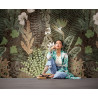 Panoramique Botanic Jungle vert kaki - METROPOLITAN STORIES THE WALL - AS Creation - 382431