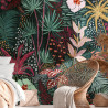 Panoramique Floraison vert et rose - METROPOLITAN STORIES THE WALL - AS Creation - 382741